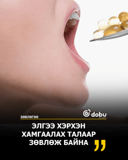 ЗӨВЛӨГӨӨ: Элгээ та яаж хамгаалах вэ