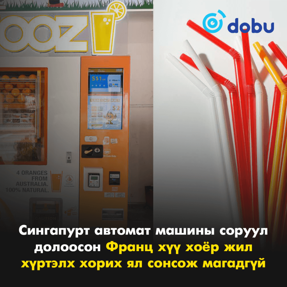 Сингапурт автомат машины соруул долоосон Франц хүү хоёр жил хүртэлх хорих ял сонсож магадгүй