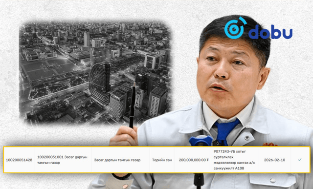 ШИЛЭН ДАНС: Улаанбаатар хотыг сурталчлах ажилд 200 САЯ ТӨГРӨГ зарцуулжээ