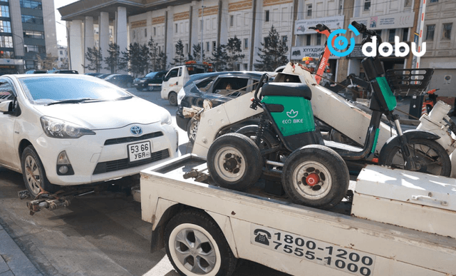 Зориулалтын зогсоолд байршуулаагүй мопед, скүүтэрийг өнөөдрөөс ачиж эхэллээ