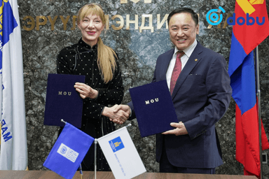 "Эрүүл мэндийн сайд Ж.Чинбүрэн, НҮБ-ын Хөгжлийн хөтөлбөртэй хамтран эмийн нэгдсэн худалдан авалтын санамж бичигт гарын үсэг зурав"