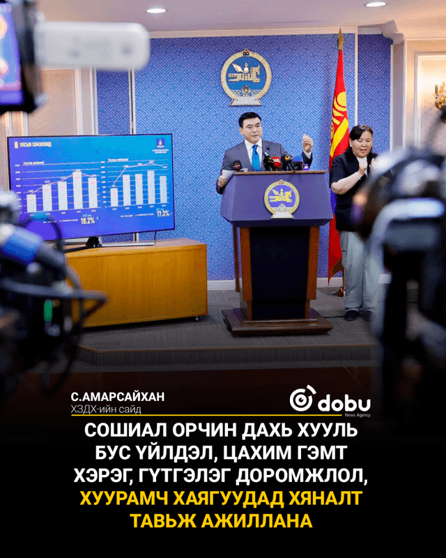 С.Амарсайхан: Сошиал орчин дахь хууль бус үйлдэл, цахим гэмт хэрэг, гүтгэлэг доромжлол, хуурамч хаягуудад хяналт тавьж ажиллана