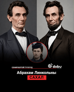 СОНИРХОЛТОЙ ТҮҮХҮҮД: Абрахам Линкольны  сахал