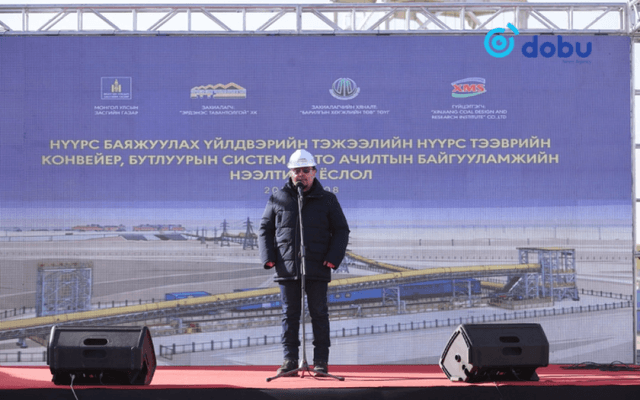 Монгол Улсын Ерөнхий сайд Г.Занданшатар “Эрдэнэс Тавантолгой” ХК-ийн конвейерийн нээлтэд оролцлоо