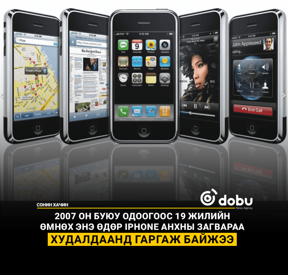 Өнөөдөр IPHONE гар утасны түүхэн өдөр