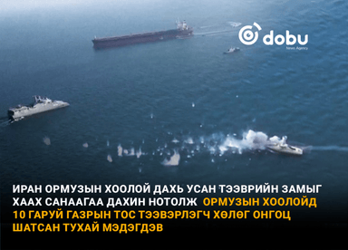 Иран Ормузын хоолойг бүрэн хянаж байна