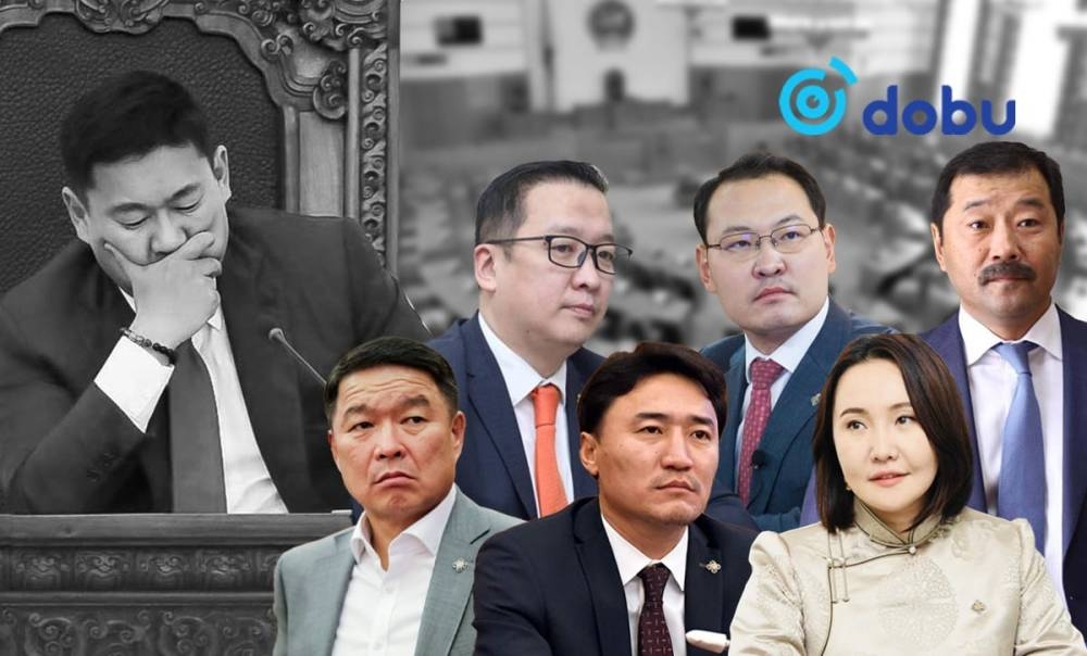 Төрийн үнэт зүйл Төрийн ордны шалан дээр өнхөрч байна