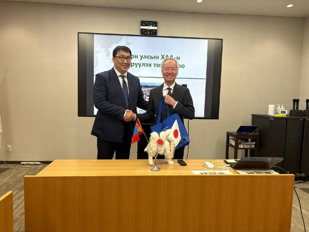 ТНБД Т.Жамбалцэрэн Япон Улсын Хөдөө аж ахуй, загас, ойн аж ахуйн дэд сайд Ватанаве Ёочитой уулзлаа