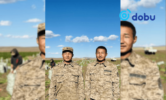 Хоёр өөр ангид алба хааж буй ихрүүд ургацын талбайд уулзалджээ