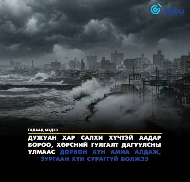 Японд Дужуан хар салхины улмаас дөрвөн хүн амиа алджээ