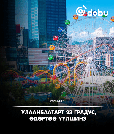 ЦАГ АГААР: Улаанбаатарт 23 градус, өдөртөө үүлшинэ