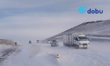 Зүүн аймгуудаар цас орж, явган шуурга шуурна