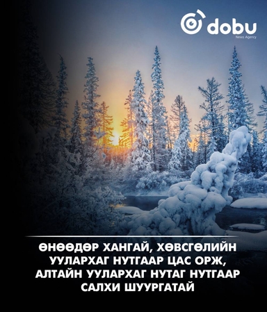 Улаанбаатарт өдөртөө 1 градус дулаан, цас орохгүй